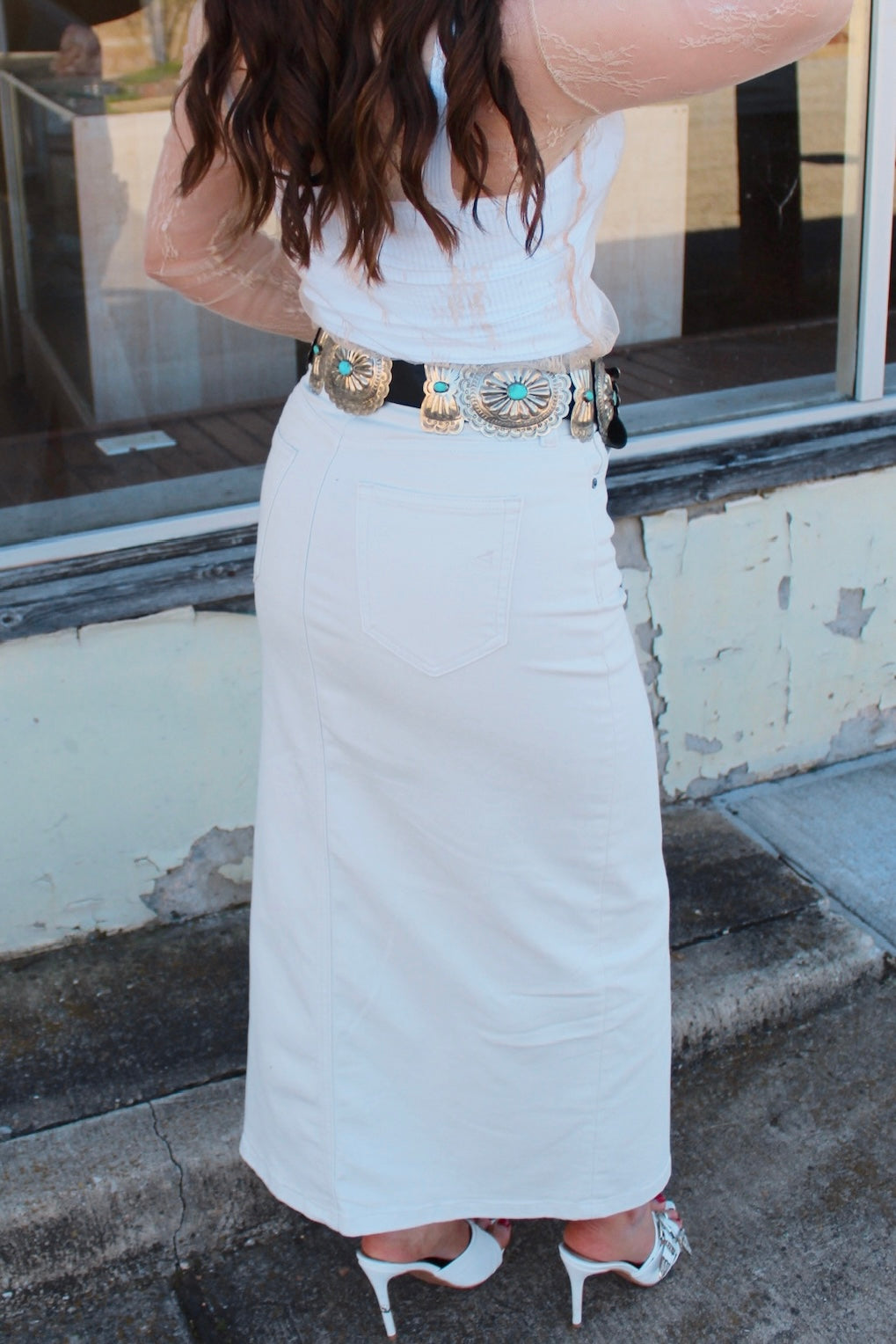 The Peyton Denim Skirt/ Bottoms