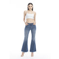 Viviana Length Stitch Accent Flared Leg Jeans/ Bottoms