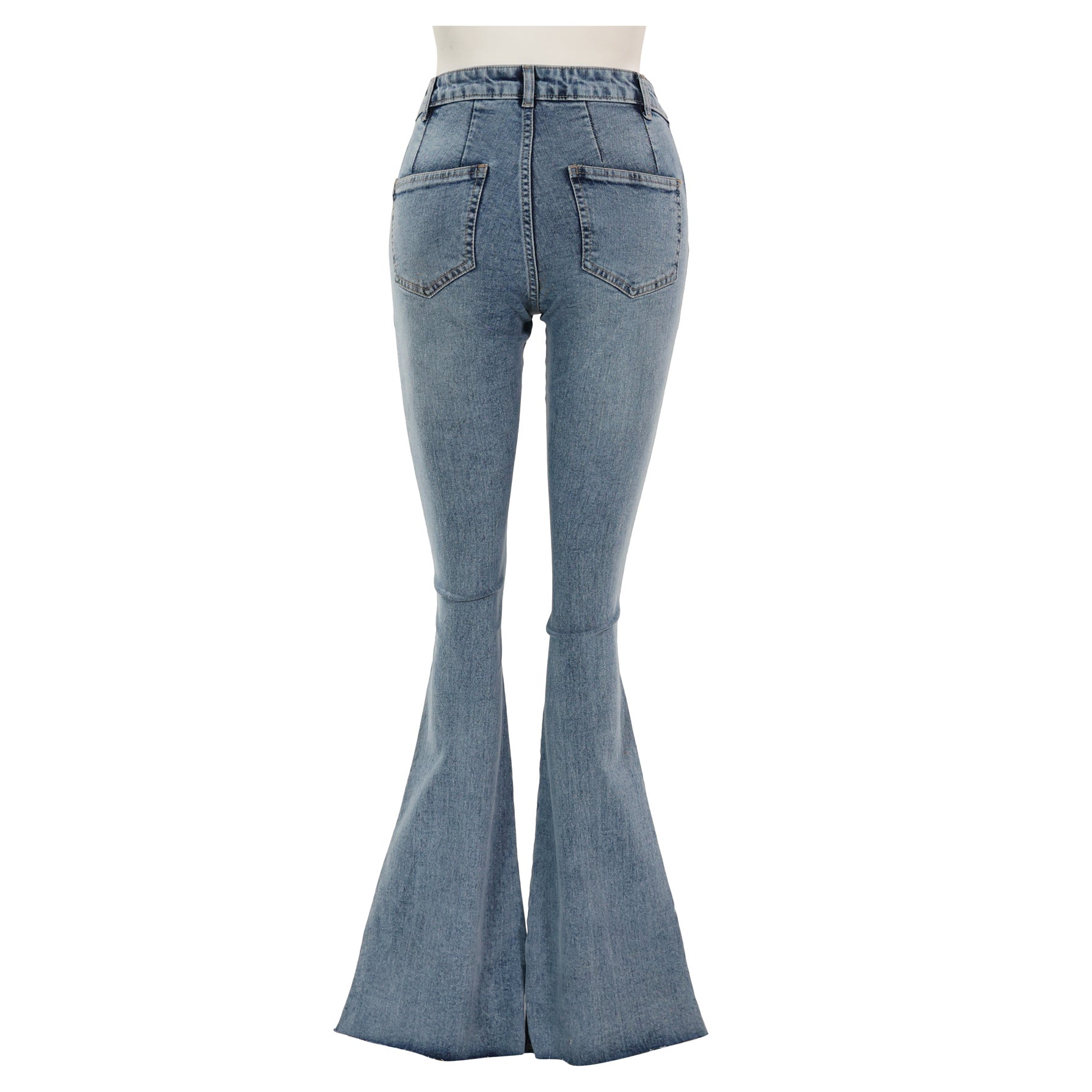 Raven Front Pocket Flared Jeans/ Bottoms